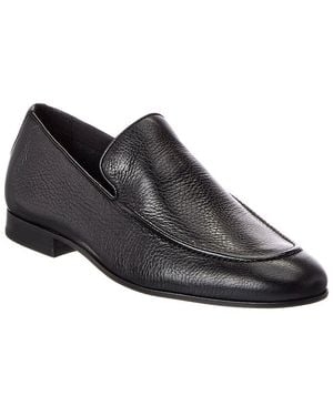 Donald J Pliner Tristan Leather Loafer - Black