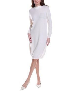 Peserico Wool, Silk, & Cashmere-Blend Sweaterdress - Purple