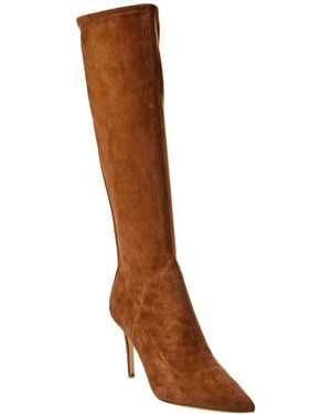 L'Agence Giverny Knee High Suede Boot - Brown