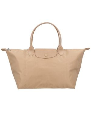 Longchamp Le Pliage One Large Handbag - Natural