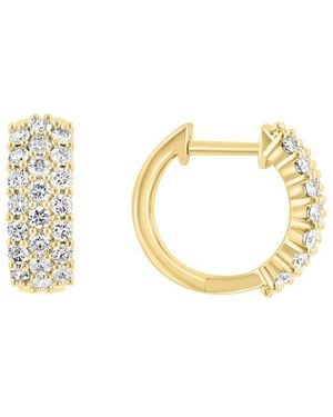 Effy Fine Jewelry 14K 0.97 Ct. Tw. Diamond Earrings - Metallic