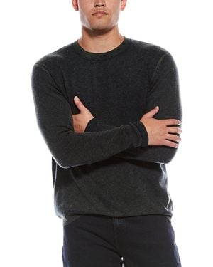 Autumn Cashmere Inked Cashmere Crewneck Sweater - Black