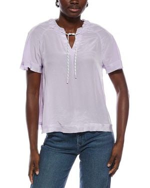 Marc Cain Solid Blouse - Purple