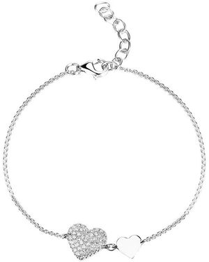 Sabrina Designs 14K 0.16 Ct. Tw. Diamond Heart Bracelet - White