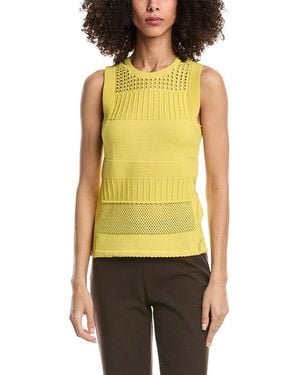 3.1 Phillip Lim Pointelle Shell - Yellow