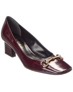 Gucci Signora Leather Pump - Purple