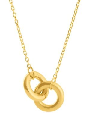 MaxColor 14K Linked Necklace - Metallic