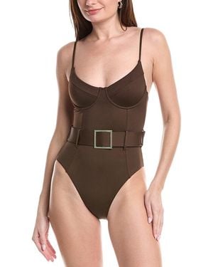 WeWoreWhat Danielle One-Piece - Brown