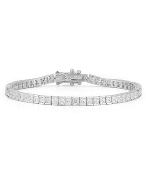 Chloe and Madison Cz Tennis Bracelet - White