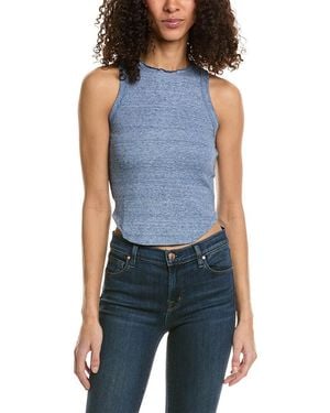 Project Social T Dasha Rib Merrow Edge Tank - Blue