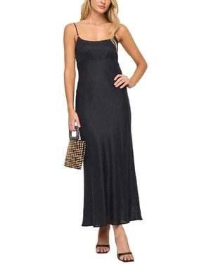 LSPACE Moonrise Linen Maxi Dress - Black