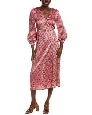 Emerson Fry Bishop Sleeve Silk - Red