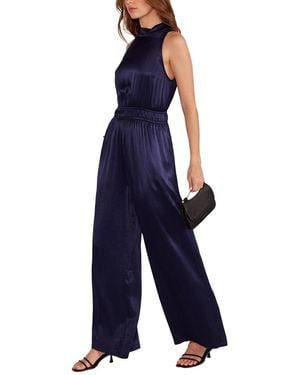 MINKPINK Lumina High Neck Jumpsuit - Blue