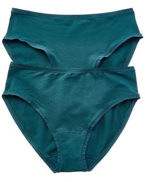 Natori 2Pk Bliss Bare Hipster - Green