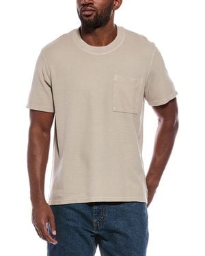 ATM Pique Crewneck T-Shirt - Natural