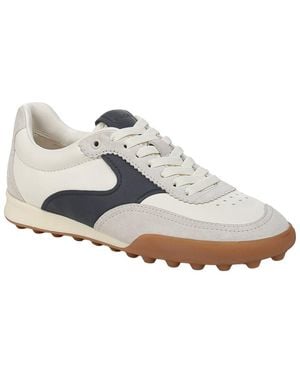 Vince Silverlake Trainer Leather Slip-On - White