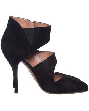 Alaïa Alaïa Suede Azzedine Curly Ankle Boots. (Authentic Pre-Loved) - Black