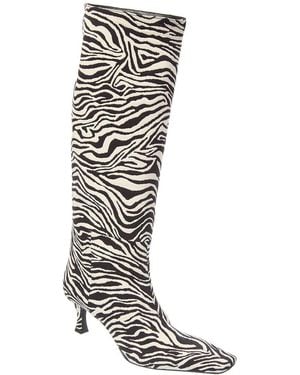 Proenza Schouler Trap Canvas Boot - White