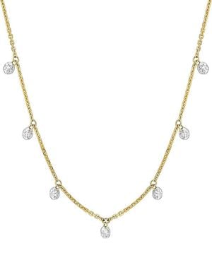 Created Forever 14K 0.60 Ct. Tw. Lab-Grown Diamond Station Necklace - Metallic