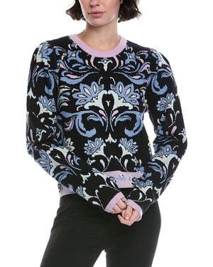 NVLT Floral Sweater - Blue