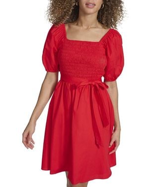 Kensie Blend Mini Dress - Red