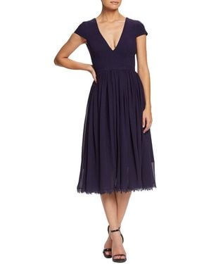 Dress the Population Corey Midi Dress - Blue