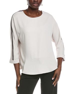 Joseph Ribkoff Dolman Sleeve Blouse - White