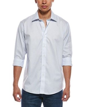 Brooks Brothers Check Pattern Shirt - White