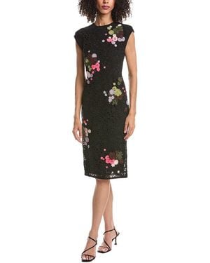 Valentino Ricamato Mini Dress - Black