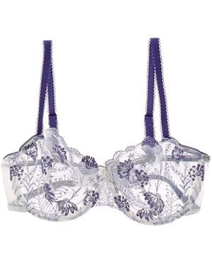 Passionata Chloe Wired Lace Demi Bra - Purple