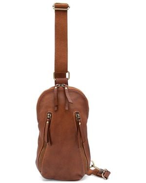 Bolsa Nova Logan Leather Sling Bag - Brown
