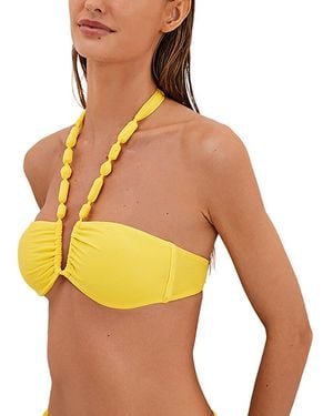 ViX Solid Atena Carol Top - Yellow