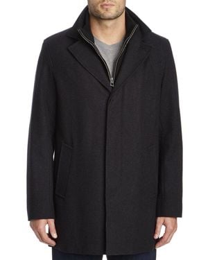 Cole Haan Wool-blend Coat - Black
