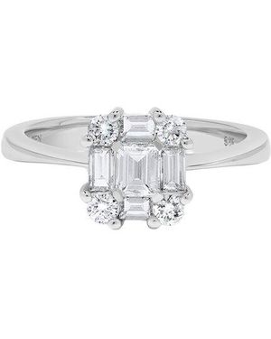 H.J. Namdar 14K 0.76 Ct. Tw. Diamond Cluster Ring - White
