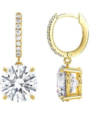 Lab Grown Diamonds 14K 3.50 Ct. Tw. Lab-Grown Diamond Earrings - Metallic