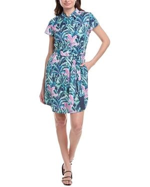 Tommy Bahama Villa Palms Shirtdress - Blue