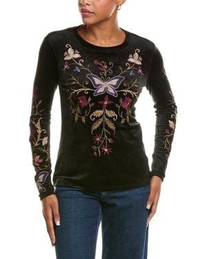 Johnny Was Penellope T-Shirt - Black