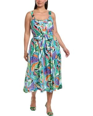 NIC+ZOE Plus Island Beat Sophie Dress - Blue