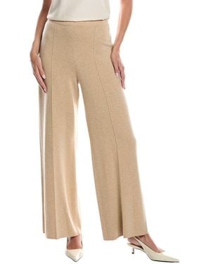 Lafayette 148 New York Cashmere Double Knit Pull-On Pant - Natural