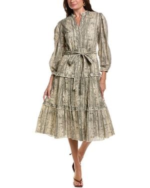 Garrie B Midi Dress - Natural