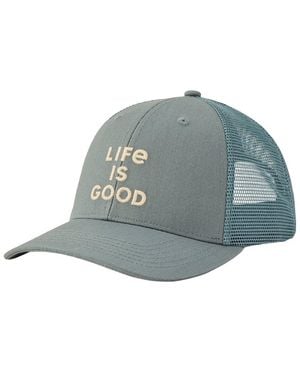 Life Is Good. Trucker Hat - Blue