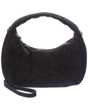 Persaman New York Suede Shoulder Bag - Blue