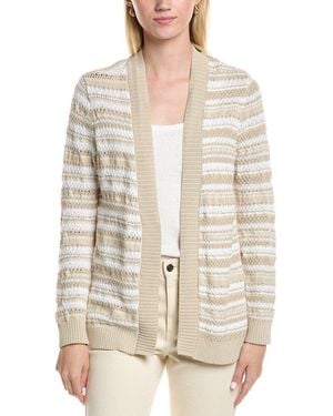 Jones New York Textured Stitch Cardigan - White