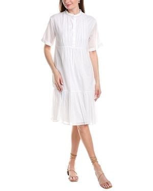 Peserico Drawstring Gathered Mini Dress - Natural