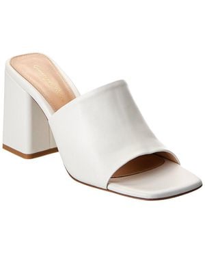 Gianvito Rossi Wynn 85 Leather Sandal - White