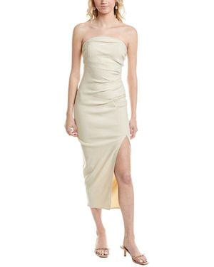Astr Iota Midi Dress - Natural