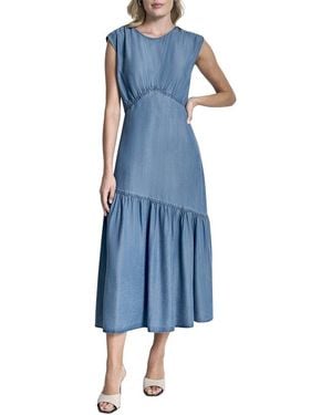 DKNY Panel Dress - Blue