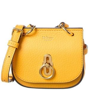 Mulberry Amberley Micro Leather Shoulder Bag - Yellow