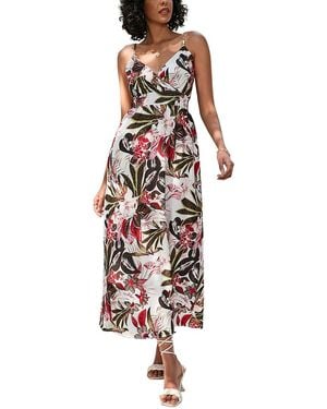 VERA DOLINI Midi Dress - White