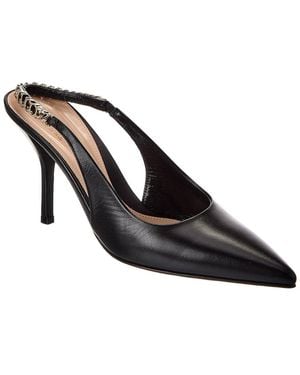 Gucci Signoria Leather Slingback Pump - Black